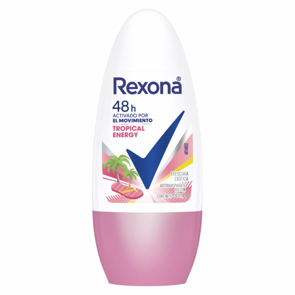 REXONA WOMEN ROLLON TEENS TROPICAL ENERGY 50 ML