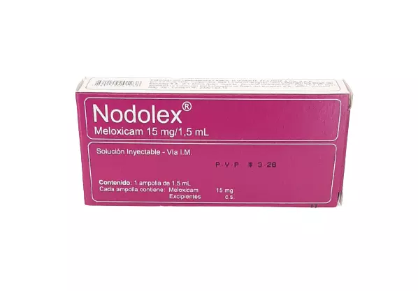 NODOLEX SOL. INY. 15 MG/1.5ML IM