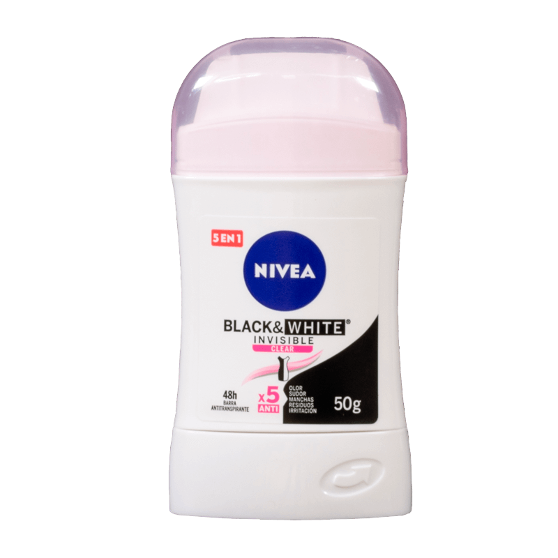 NIVEA BARRA FEM INVISIBLE BLACK Y WHITE