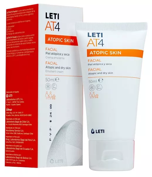 LETI AT-4 CREMA FACIAL EMOLIENTE 50 ML
