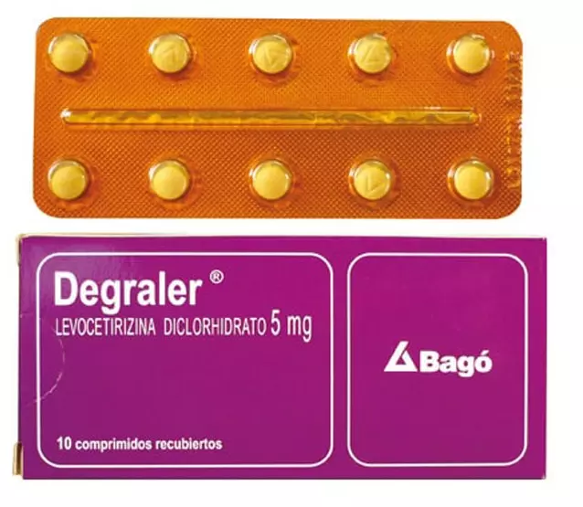DEGRALER COMPR. REC. 5 MG