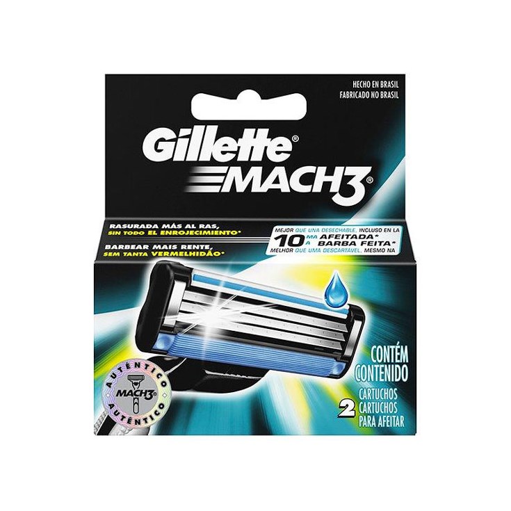 GILLETTE REP AFEI MACH3 HOM CT X2