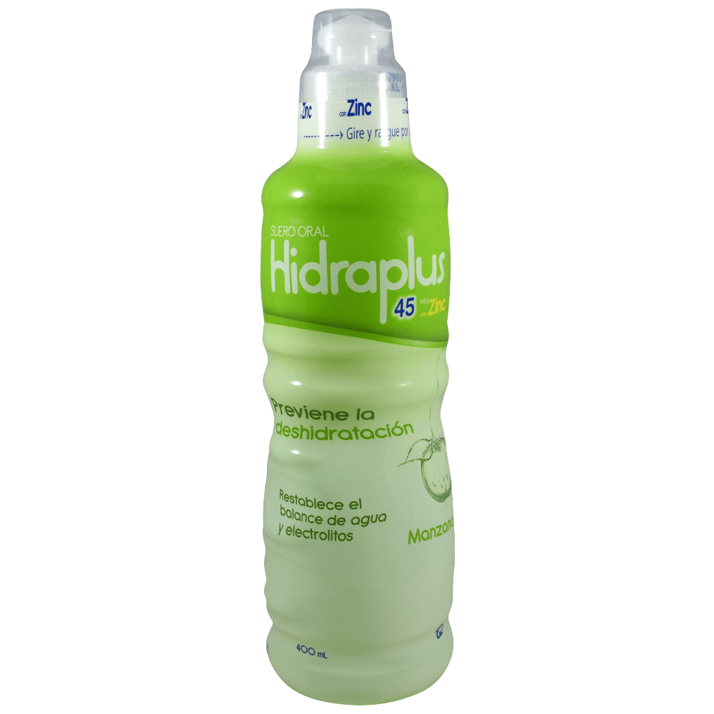 HIDRAPLUS 45 + ZINC MANZANA VERDE 400ML
