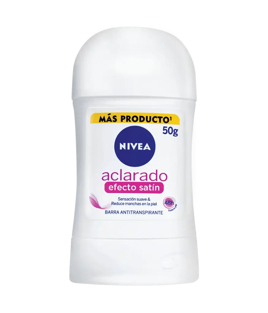NIVEA BARRA ACLARADO SATIN 50 GR