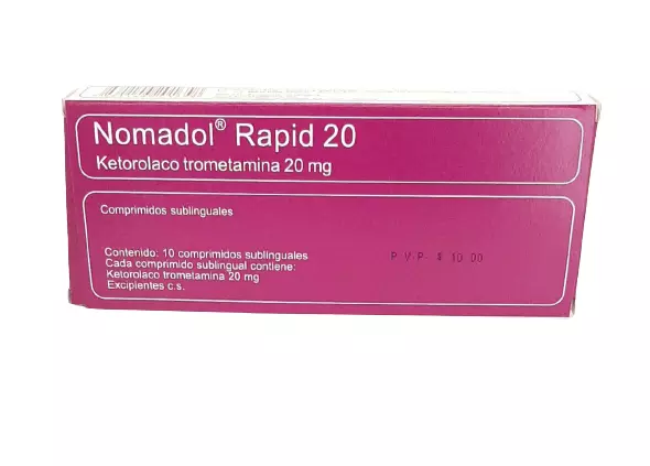 NOMADOL RAPID COMPR. SUBLIN. 20 MG