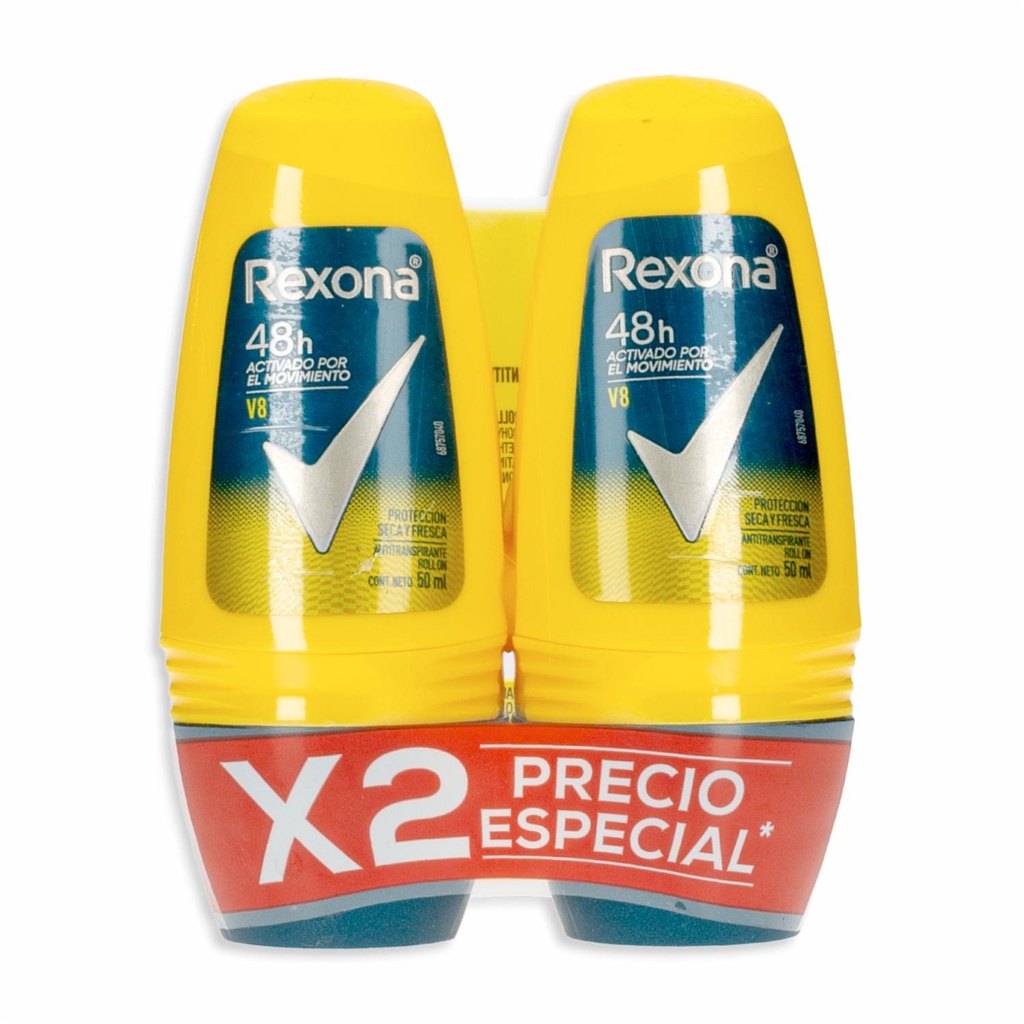REXONA ROLLON V8 COMBO X 2
