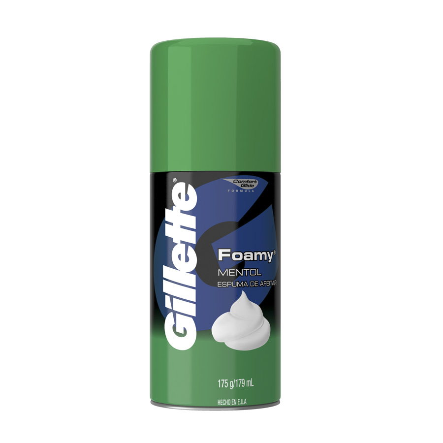 GILLETTE ESPUMA AFEI FOAMY MENTOL 175G
