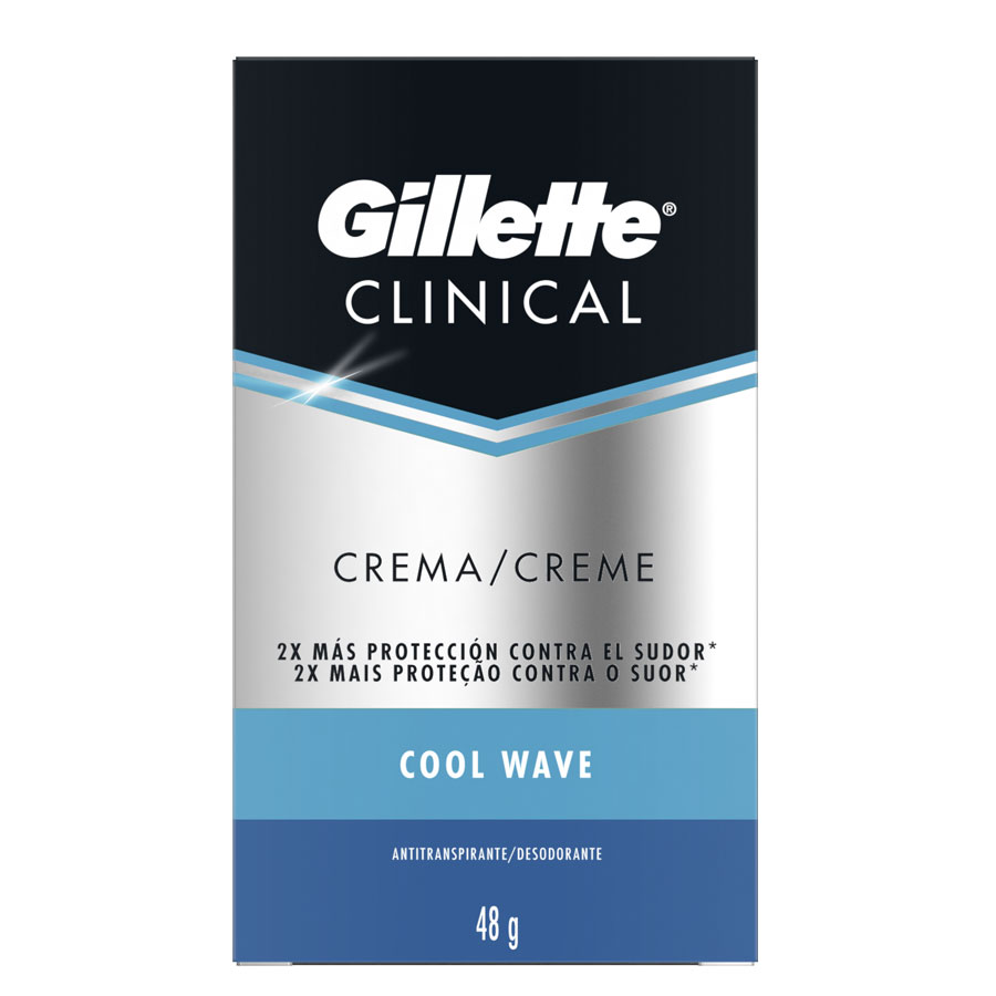 GILLETTE AP CLIN CR COOL WAVE 48G