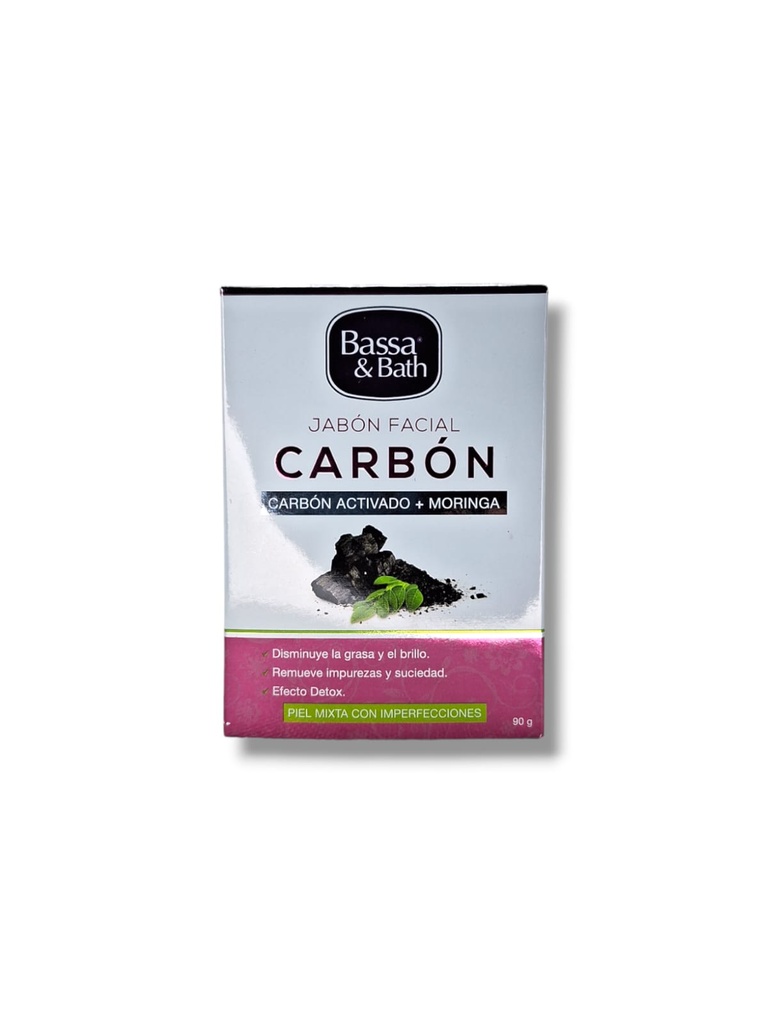 BASSA JABON BATH FACIAL CARBON 90 G