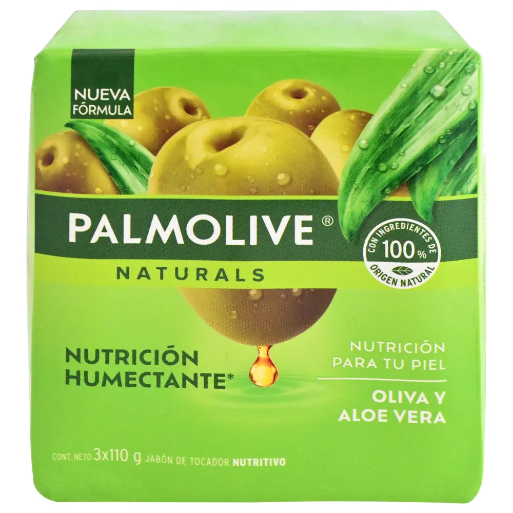 PALMOLIVE JABON ALOE-OLIVA X 3