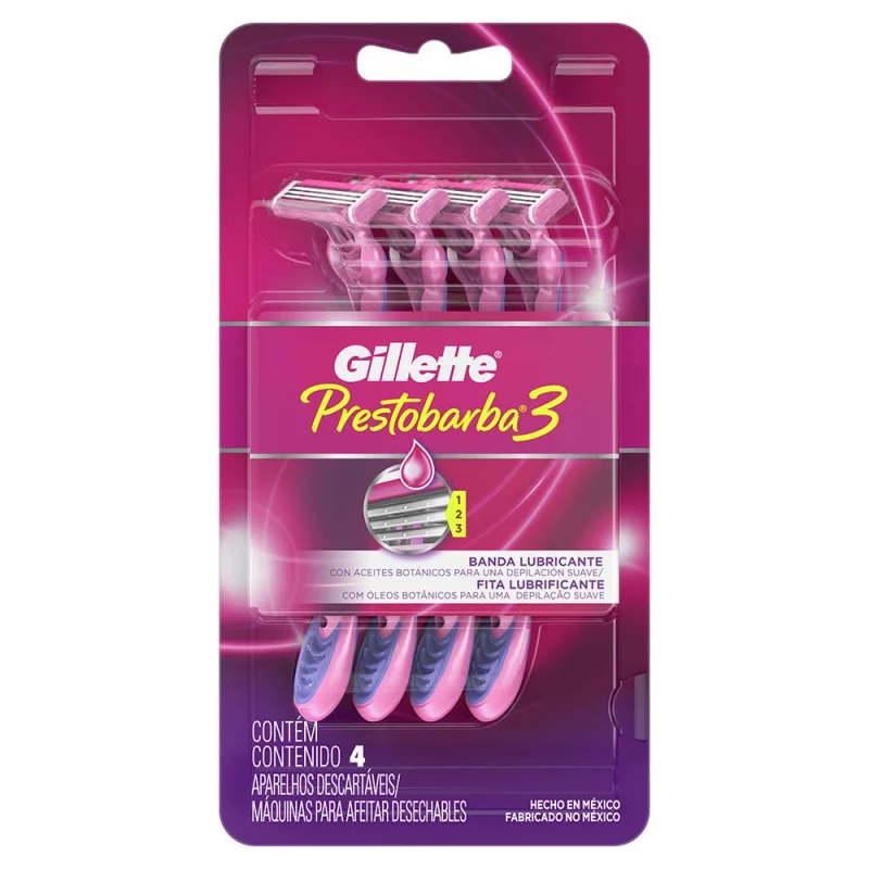 GILLETTE AFEI PB3 MUJER TCARD X 4