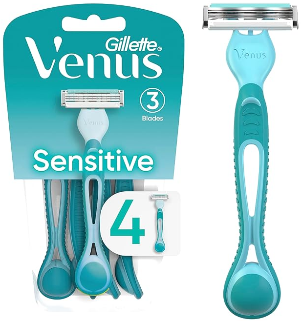 PRESTOB. VENUS SYMPLY 3 SENSITIVE X 4 *