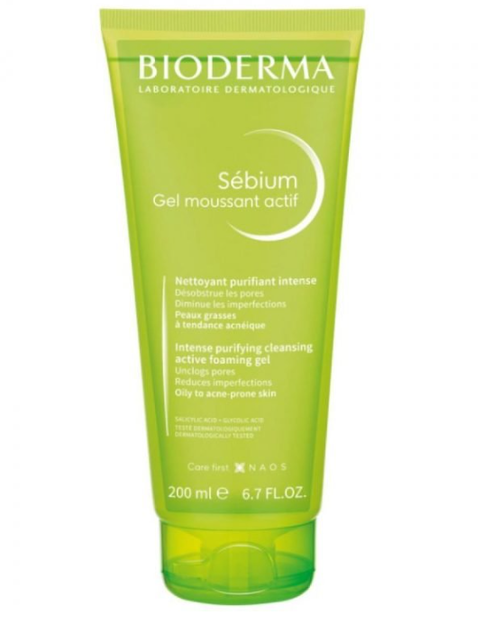 SEBIUM GEL MOUSSANT ACTIF 200 ML