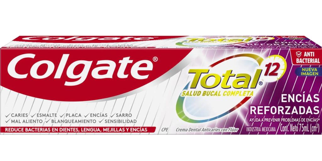 COLGATE PASTA TOTAL 12 ENCIAS REFORZ. 75 ML