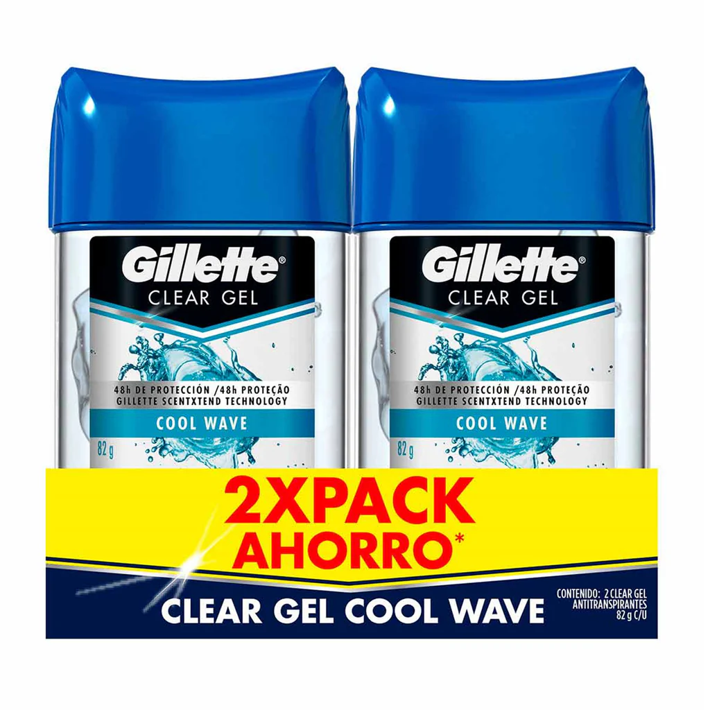 GILLETTE AP GEL COOL WAVE 2X1 PACK