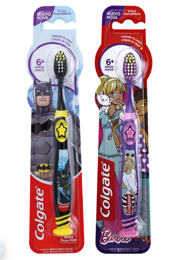[7591083011104] COLGATE CEPILLO NINOS BARBIE- BATMAN 6+