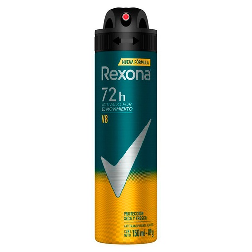 [7791293022567] REXONA MEN SPRAY V8 72 H 150 ML