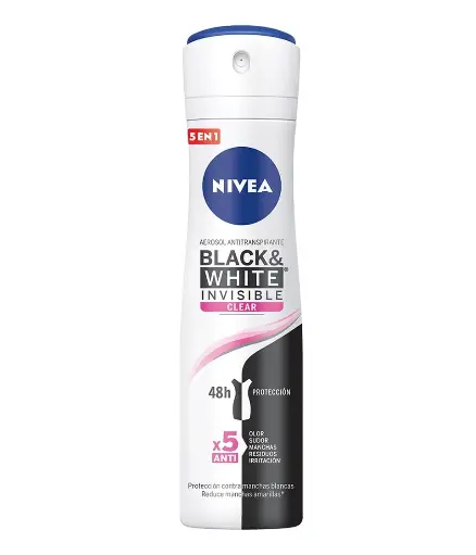 [4005900036643] NIVEA SPRAY FEM INVISIBLE BLACK Y WHITE