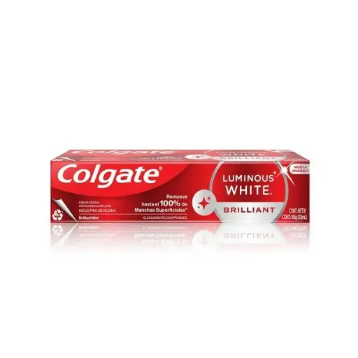 [7509546053875] COLGATE PASTA LUMINOUS WHITE 125 ML