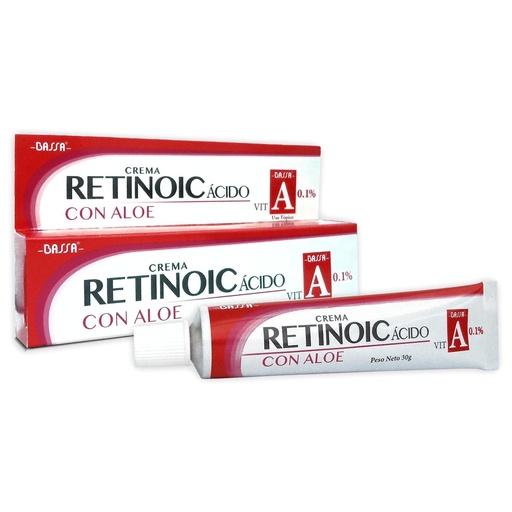 [7861011210412] RETINOIC CREMA CON ALOE 0.1% 30 G