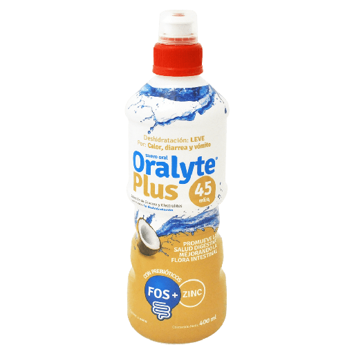 [7862119360399] ORALYTE PLUS 45 COCO 400 ML