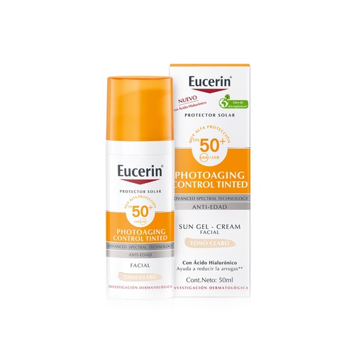 [4005900274120] EUCERIN SUN GEL-CREMA ANTIEDAD CON COLOR T CLARO