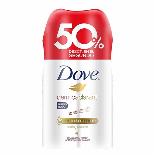 [7702006201025] DOVE SPRAY DERMOACLARANT TONO UNIFORME COMBO X 2