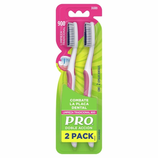 [7501086454181] PRO CEP DENT DOBLE ACCION DURO X 2