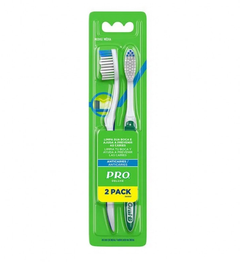 [7500435144476] PRO CEP DENT DELUX ANTICARIES MED X2