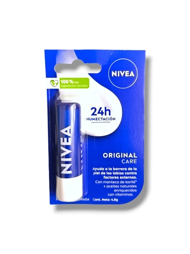 [7791969850616] NIVEA LIP ORIGINAL CARE 4.8 GR