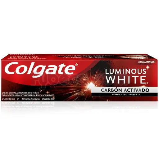 [7509546651019] COLGATE PASTA LUMINOUS CARBON ACTIVADO 75ML