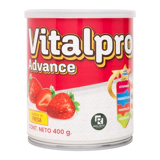 [7862106332910] VITALPRO ADVANCE FRESA 400 G