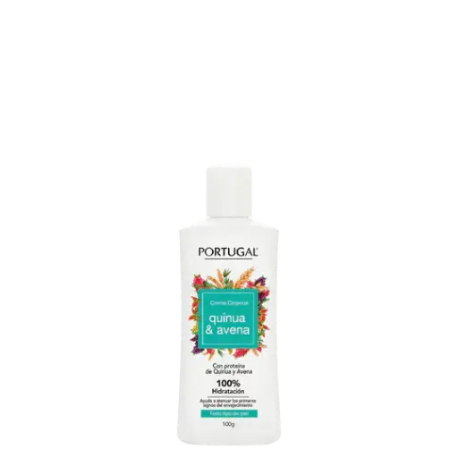 [7750215028735] PORTUGAL QUINUA Y AVENA CREMA CORPORAL 100G