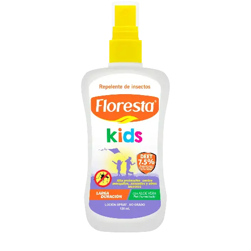 [7750215018965] REPELENTE FLORESTA KIDS SPRAY120ML