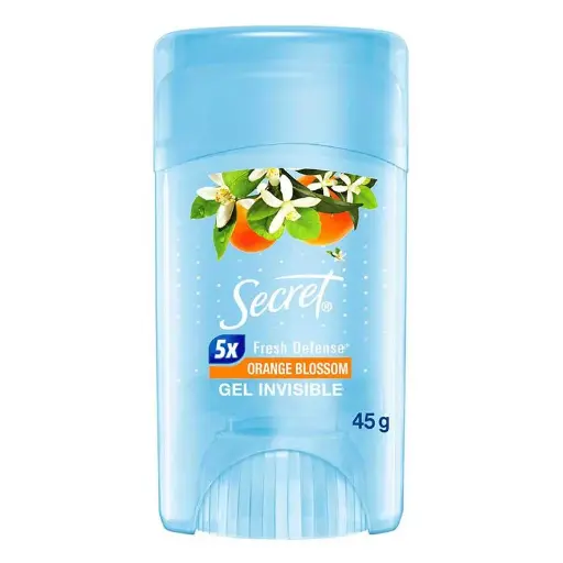 [7500435143875] SECRET DESOD. BARRA GEL ORANGE 45G *
