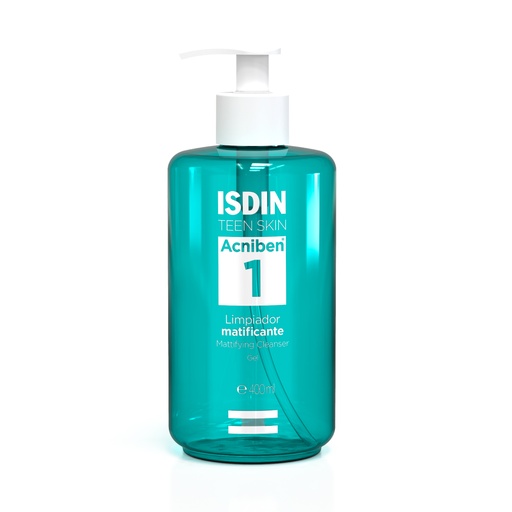 [8429420227590] ISDIN OILY SKIN ACNIBEN 1 GEL LIMPIADOR 400 ML