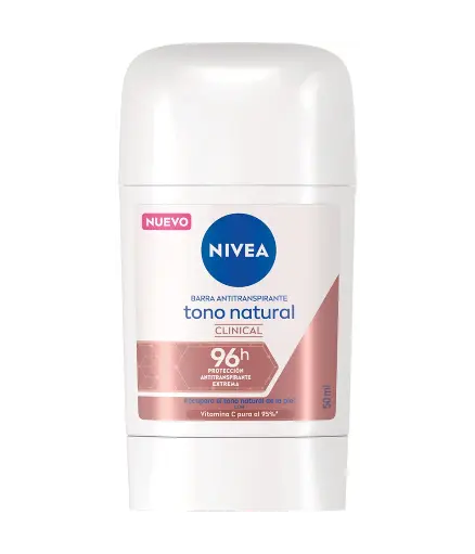 [4006000035635] NIVEA ANTIT. BARRA TONO NATURAL CLINIC 50 G